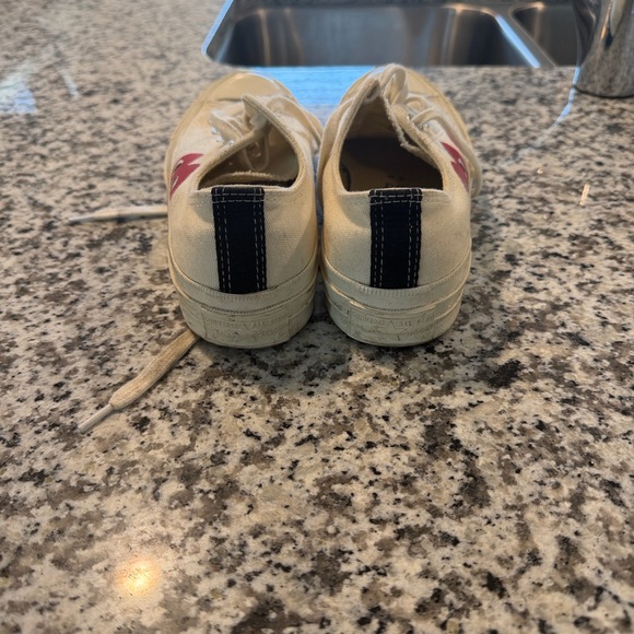 Comme des Garcons Cream and Red Sneakers - Picture 14 of 16